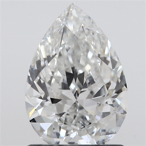 Picture of Natural Diamond 1.00 Carats, Pear with  Cut, F Color, SI1 Clarity and Certified by GIA