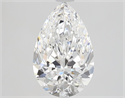 Natural Diamond 1.84 Carats, Pear with  Cut, D Color, VS1 Clarity and Certified by GIA