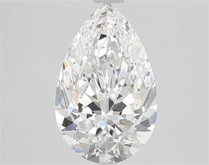 Picture of Natural Diamond 1.84 Carats, Pear with  Cut, D Color, VS1 Clarity and Certified by GIA