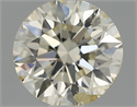 Natural Diamond 0.73 Carats, Round with Excellent Cut, K Color, SI2 Clarity and Certified by IGI