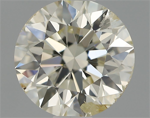 Foto Diamante Natural 0.73 quilates, Redondo , Color K, claridad SI2 y certificado IGI de