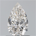 Diamante Natural 0.70 quilates, De pera , Color H, claridad VVS2 y certificado GIA