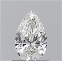 Diamante Natural 0.71 quilates, De pera , Color G, claridad SI1 y certificado GIA