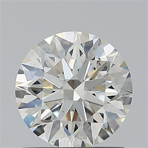 Picture of Natural Diamond 0.83 Carats, Round with Excellent Cut, K Color, SI1 Clarity and Certified by GIA
