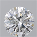 Natural Diamond 2.25 Carats, Round with Excellent Cut, F Color, SI2 Clarity and Certified by GIA
