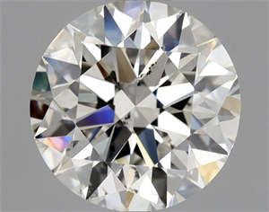 Picture of Natural Diamond 0.90 Carats, Round with Excellent Cut, I Color, SI2 Clarity and Certified by GIA