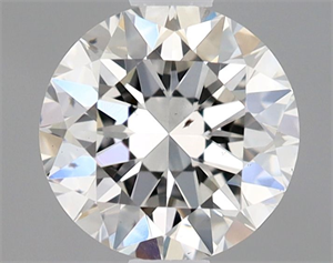 Picture of Natural Diamond 0.70 Carats, Round with Excellent Cut, H Color, SI1 Clarity and Certified by GIA