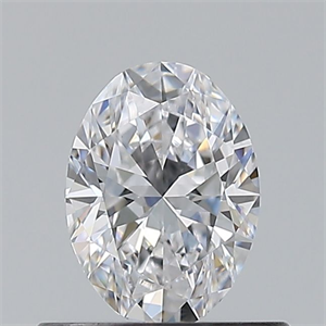 Picture of Natural Diamond 0.50 Carats, Oval with  Cut, D Color, VVS2 Clarity and Certified by GIA
