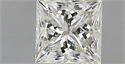 Natural Diamond 0.80 Carats, Princess with  Cut, J Color, VS1 Clarity and Certified by GIA