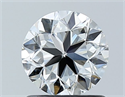 Diamante Natural 1.00 quilates, Redondo , Color G, claridad VVS2 y certificado GIA