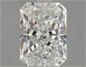 Natural Diamond 1.51 Carats, Radiant with  Cut, H Color, I1 Clarity and Certified by GIA