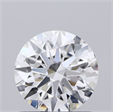 Del inventario de diamantes de laboratorio, 1.05 quilates, Redondo , Color D, claridad VVS2 y certificado IGI