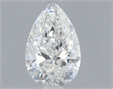 Diamante Natural 0.60 quilates, De pera , Color G, claridad VVS2 y certificado GIA