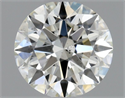Natural Diamond 0.44 Carats, Round with Excellent Cut, I Color, SI1 Clarity and Certified by GIA