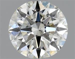Picture of Natural Diamond 0.44 Carats, Round with Excellent Cut, I Color, SI1 Clarity and Certified by GIA