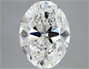 Diamante Natural 5.01 quilates, Ovalado , Color E, claridad VS1 y certificado GIA