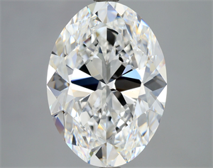 Foto Diamante Natural 5.01 quilates, Ovalado , Color E, claridad VS1 y certificado GIA de