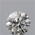 Natural Diamond 0.48 Carats, Round with Excellent Cut, J Color, IF Clarity and Certified by GIA