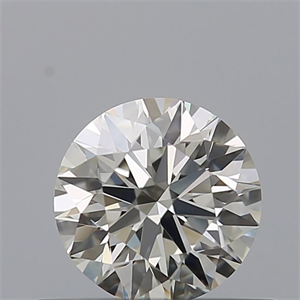 Foto Diamante Natural 0.48 quilates, Redondo , Color J, claridad IF y certificado GIA de