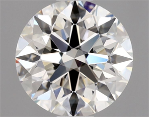 Picture of Natural Diamond 0.90 Carats, Round with Excellent Cut, J Color, VVS2 Clarity and Certified by GIA