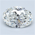 Diamante Natural 2.53 quilates, Ovalado , Color G, claridad VS1 y certificado GIA