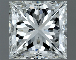 Picture of Natural Diamond 1.00 Carats, Princess with  Cut, G Color, VS2 Clarity and Certified by IGI