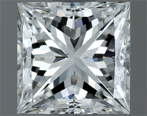 Picture of Natural Diamond 1.00 Carats, Princess with  Cut, G Color, VS2 Clarity and Certified by IGI