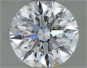 Diamante Natural 0.55 quilates, Redondo , Color F, claridad VS1 y certificado GIA