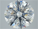 Natural Diamond 4.51 Carats, Round with Excellent Cut, H Color, SI2 Clarity and Certified by GIA