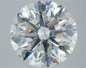 Picture of Natural Diamond 4.51 Carats, Round with Excellent Cut, H Color, SI2 Clarity and Certified by GIA