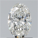 Diamante Natural 0.80 quilates, Ovalado , Color H, claridad VVS1 y certificado GIA