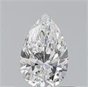 Natural Diamond 0.52 Carats, Pear with  Cut, E Color, VS1 Clarity and Certified by GIA
