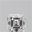 Natural Diamond 2.01 Carats, Asscher with  Cut, F Color, SI1 Clarity and Certified by GIA