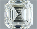 Natural Diamond 1.01 Carats, Asscher with  Cut, I Color, VVS2 Clarity and Certified by IGI