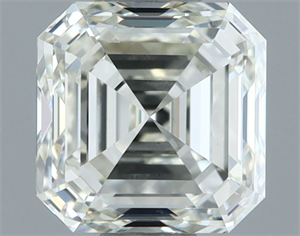 Picture of Natural Diamond 1.01 Carats, Asscher with  Cut, I Color, VVS2 Clarity and Certified by IGI