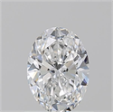 Natural Diamond 0.72 Carats, Oval with  Cut, E Color, VS2 Clarity and Certified by GIA