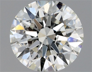 Picture of Natural Diamond 0.40 Carats, Round with Excellent Cut, I Color, SI2 Clarity and Certified by GIA