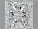 Natural Diamond 1.00 Carats, Princess with  Cut, F Color, SI1 Clarity and Certified by GIA