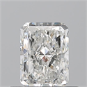 Natural Diamond 0.52 Carats, Radiant with  Cut, H Color, VVS2 Clarity and Certified by GIA