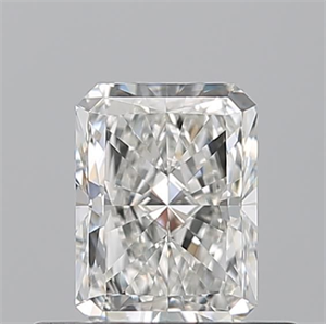 Picture of Natural Diamond 0.52 Carats, Radiant with  Cut, H Color, VVS2 Clarity and Certified by GIA