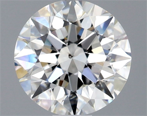 Picture of Natural Diamond 0.70 Carats, Round with Excellent Cut, H Color, SI1 Clarity and Certified by GIA