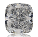 Natural Diamond 0.50 Carats, Cushion with  Cut, G Color, VS2 Clarity and Certified by GIA