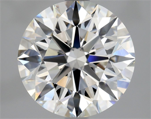 Foto Diamante Natural 2.81 quilates, Redondo , Color F, claridad VS1 y certificado GIA de