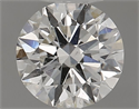 Natural Diamond 0.60 Carats, Round with Excellent Cut, H Color, SI2 Clarity and Certified by GIA
