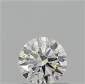 Diamante Natural 0.51 quilates, Redondo , Color I, claridad VVS2 y certificado GIA
