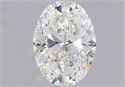 Natural Diamond 1.03 Carats, Oval with  Cut, I Color, SI2 Clarity and Certified by GIA