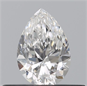 Diamante Natural 0.32 quilates, De pera , Color E, claridad VS1 y certificado GIA