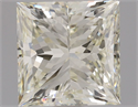 Natural Diamond 1.63 Carats, Princess with  Cut, I Color, IF Clarity and Certified by IGI