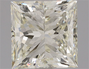 Picture of Natural Diamond 1.63 Carats, Princess with  Cut, I Color, IF Clarity and Certified by IGI
