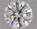 Lab Grown Diamond 4.33 Carats, Round with Excellent Cut, D Color, VVS1 Clarity and Certified by GIA